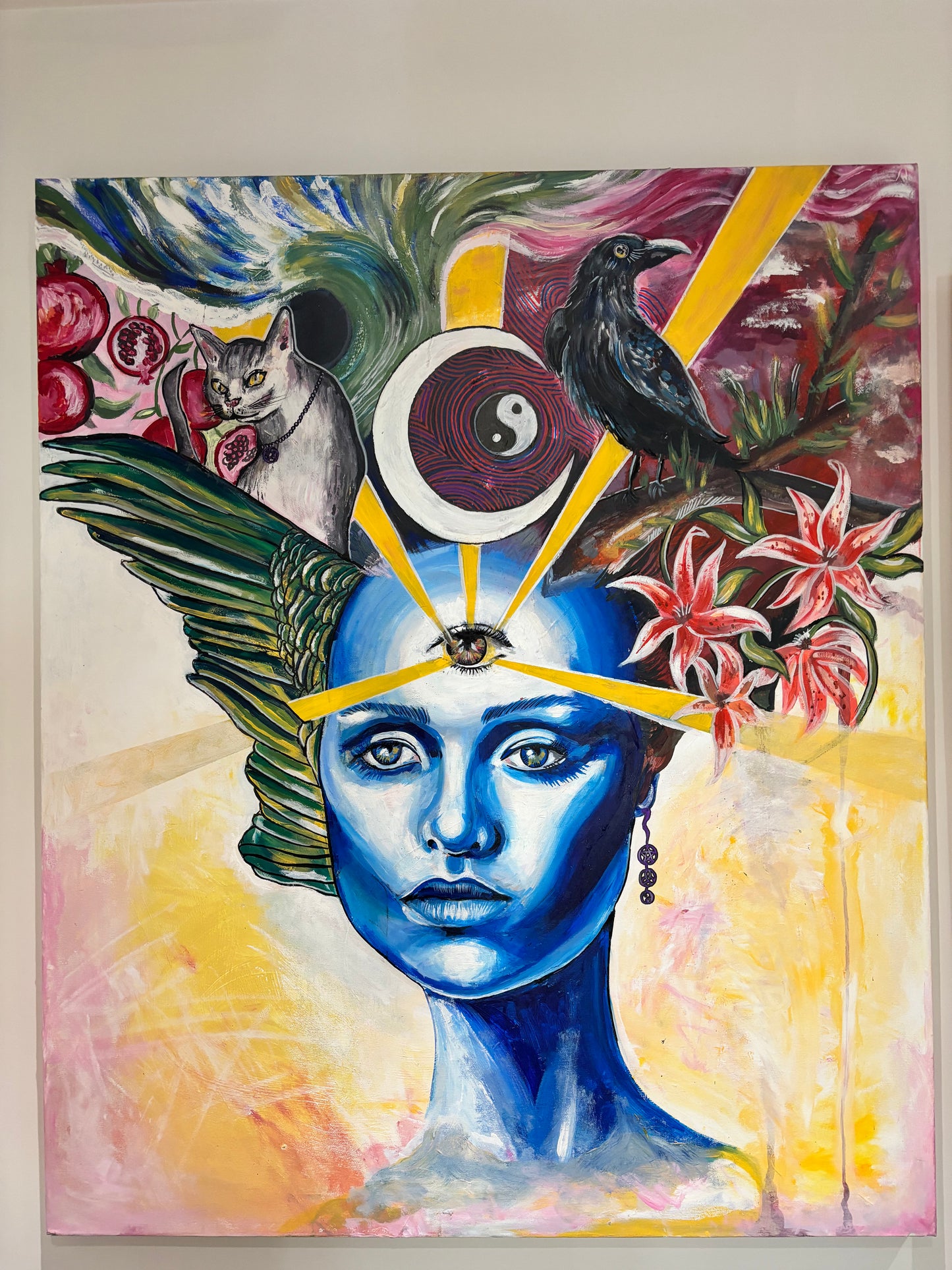 THE HIGH PRIESTESS Original ARTWORK by Edward Weaver-Coles