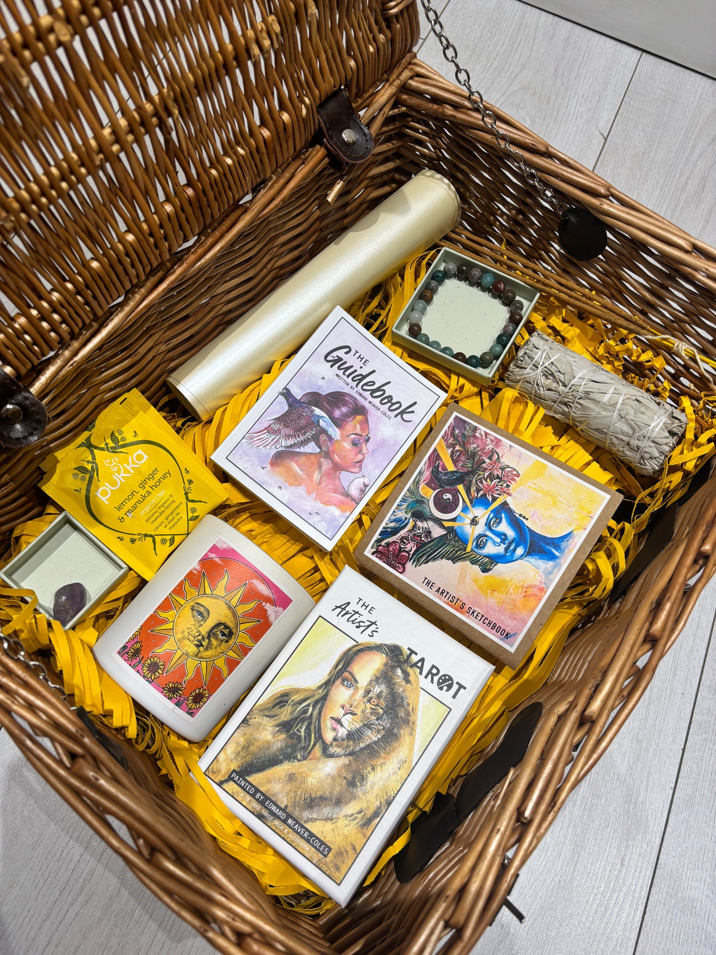 The Wiccan Wicker Basket Spiritual Box